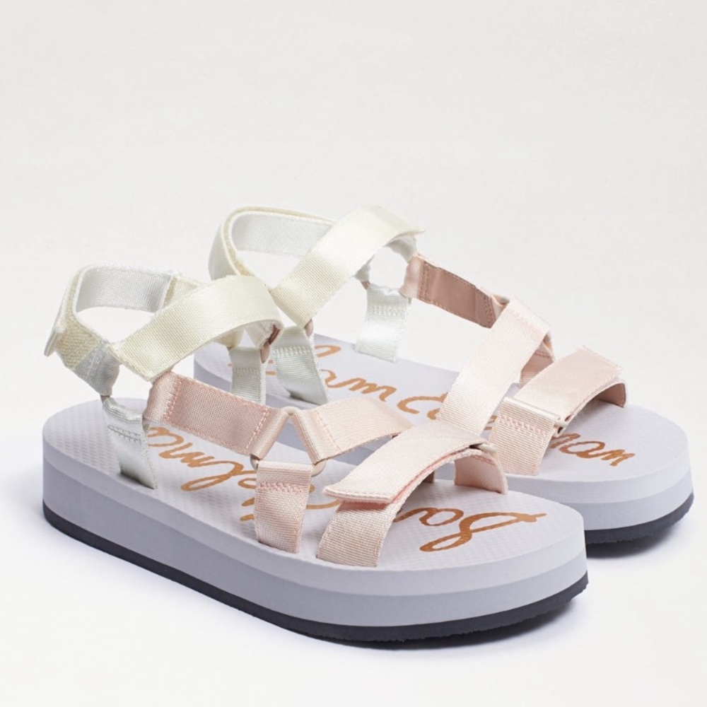 SAM EDELMAN NWT MARIACE STRAP SANDALS IN PASTEL MULTI STRAPPY 7 7.5, 8.5 9 9.5